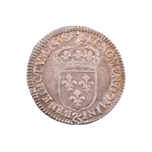 ΓΑΛΛΙΑ - 1/12 Ecu 1658 &, VF-XF