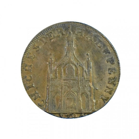 ΜΕΓΑΛΗ ΒΡΕΤΑΝΙΑ - 1794 Chichester, 1/2 Penny Token, VF+