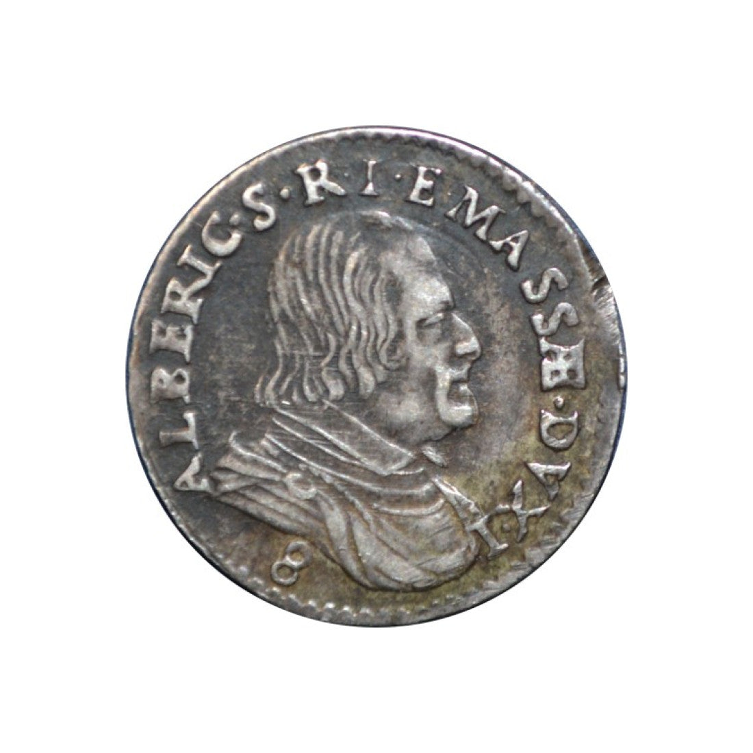 ITALIAN STATES - MASSA DI LUNIGIANO, 8 Bolognini 1665, XF
