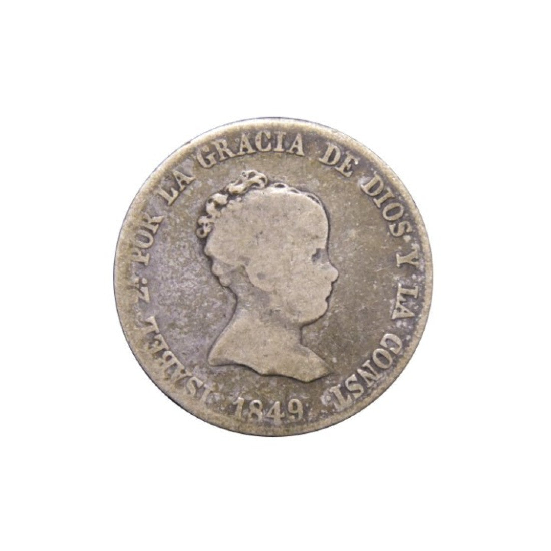 ΙΣΠΑΝΙΑ - 4 Reales 1849 CL, F