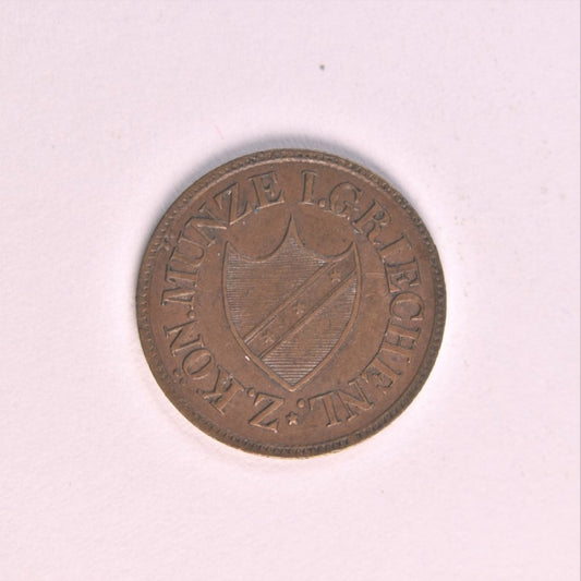 1833, 1 ΛΕΠΤΟΝ, ΔΟΚ. ΕΡΤΕΛ, UNC