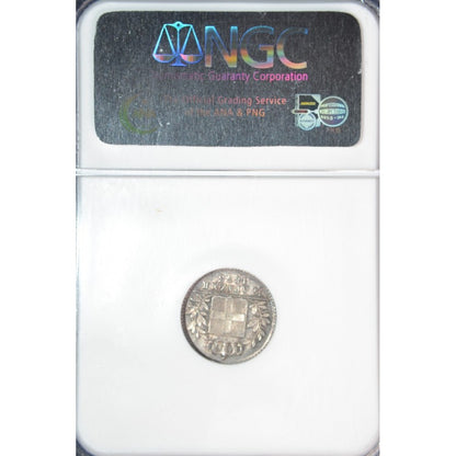 1833, 1/4 ΔΡΑΧΜΗ, UNC, NGC MS61