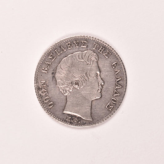 1834, 1/4 ΔΡΑΧΜΗ, VF