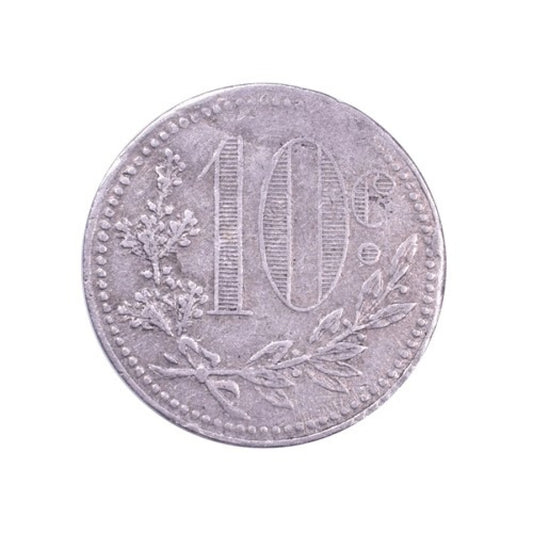 ΑΛΓΕΡΙΑ - Token 10 Centimes 1918, KM# TnA5, VF