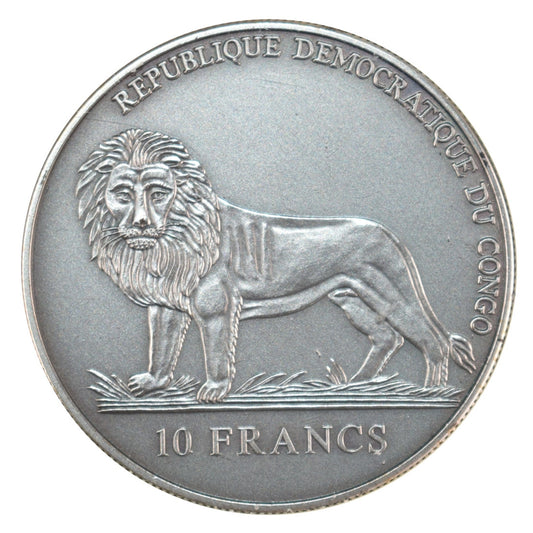 ΚΟΝΓΟ DEM. ΜΑΛΛΟΜΕΤΑΞΟ ΥΦΑΣΜΑ. - 10 Φράγκα ND(2004), Nautical Calendar, UNC