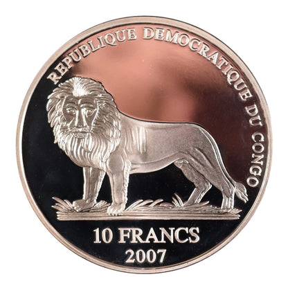 ΚΟΝΓΟ DEM. ΜΑΛΛΟΜΕΤΑΞΟ ΥΦΑΣΜΑ. - 10 Φράγκα 2007, Michael Schumacher, ΑΠΟΔΕΙΞΗ