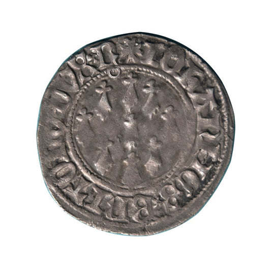 ΓΑΛΛΙΑ - Δουκάτο της ΒΡΕΤΑΝΗΣ, White of John V, ca.1410