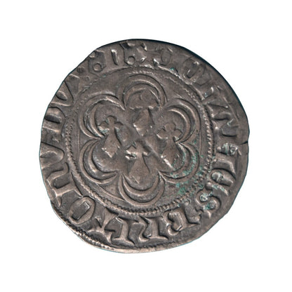 ΓΑΛΛΙΑ - Δουκάτο της ΒΡΕΤΑΝΗΣ, White of John V, (περίπου 1422)