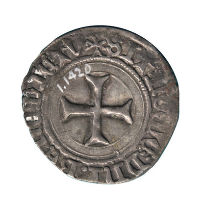 ΓΑΛΛΙΑ - Δουκάτο της ΒΡΕΤΑΝΗΣ, White of John V, (περίπου 1435)