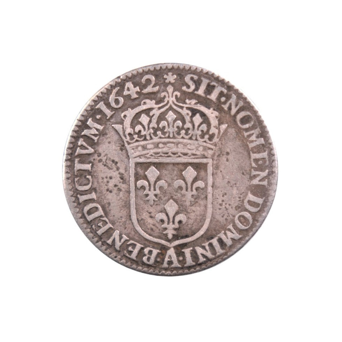 ΓΑΛΛΙΑ - 1/12 Ecu 1642 A (ροζ), F-VF