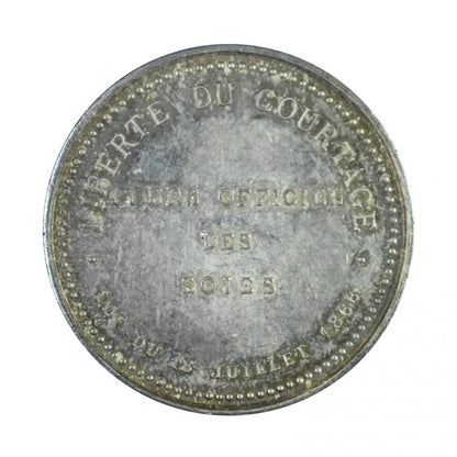 ΓΑΛΛΙΑ - 1866 Λυών, Jeton of Silk Trading Brokers