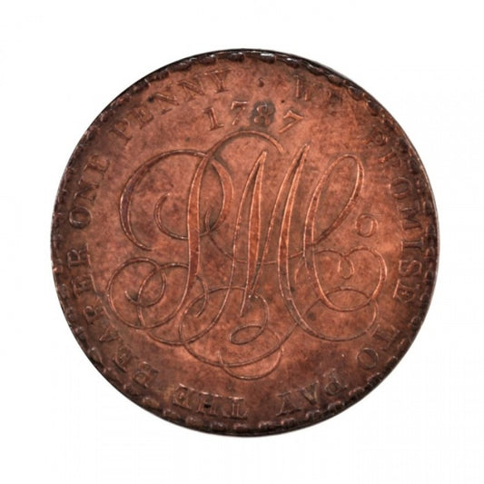 ΜΕΓΑΛΗ ΒΡΕΤΑΝΙΑ - 1787 Anglesey, 1 Penny Token, VF-XF