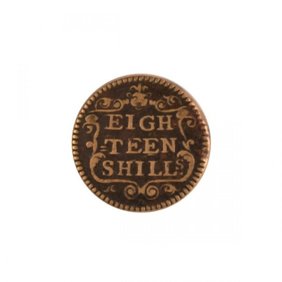 ΜΕΓΑΛΗ ΒΡΕΤΑΝΙΑ - περίπου 1750 Δεκαοκτώ Σελίνια - Βάρος νομίσματος Half Joe