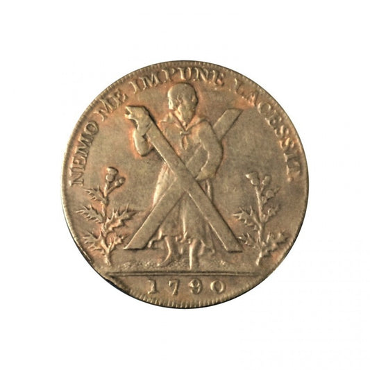 ΜΕΓΑΛΗ ΒΡΕΤΑΝΙΑ - 1790 Εδιμβούργο, 1/2 Penny Token, VF