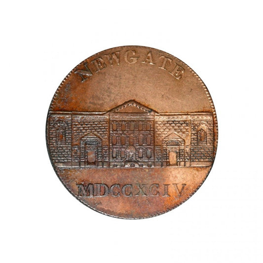 ΜΕΓΑΛΗ ΒΡΕΤΑΝΙΑ - 1794 Newgate, 1/2 Penny Token, VF