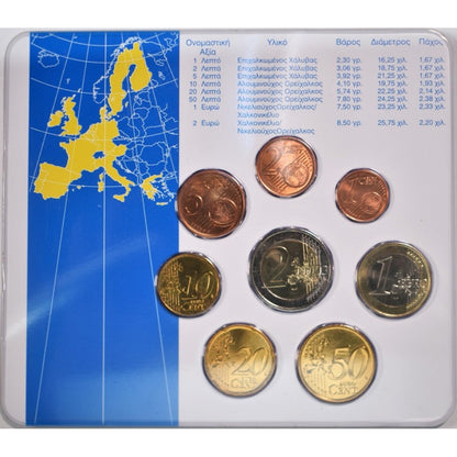 2003 - Blister - σειρά νομισμάτων ευρώ.