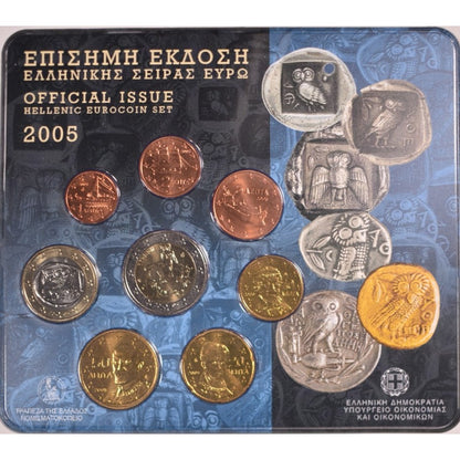 2005 - Blister - σειρά νομισμάτων ευρώ.