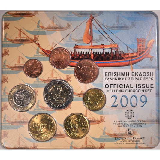 2009 - Blister - σειρά νομισμάτων ευρώ.