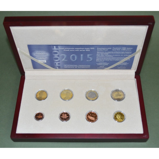 Ελλάς 2015 Σετ απόδειξης
