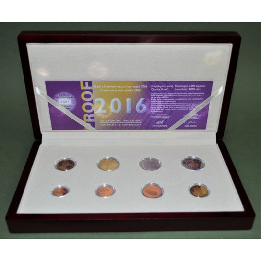 Ελλάς 2016 Σετ απόδειξης