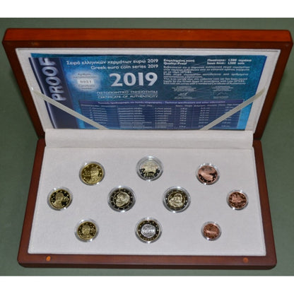 Ελλάς 2019 Σετ απόδειξης