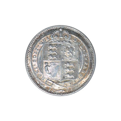 ΜΕΓΑΛΗ ΒΡΕΤΑΝΙΑ - Σελίνι 1887, AU-UNC, KM# 761