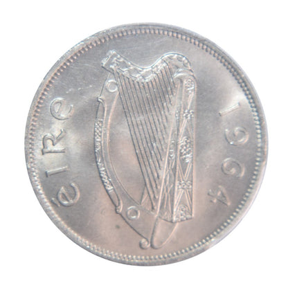 ΙΡΛΑΝΔΙΑ - 1/2 Crown 1964, BU, PCGS MS65