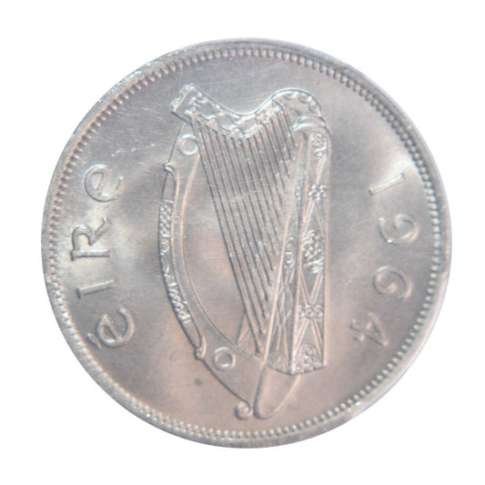 ΙΡΛΑΝΔΙΑ - 1/2 Crown 1964, BU, PCGS MS65