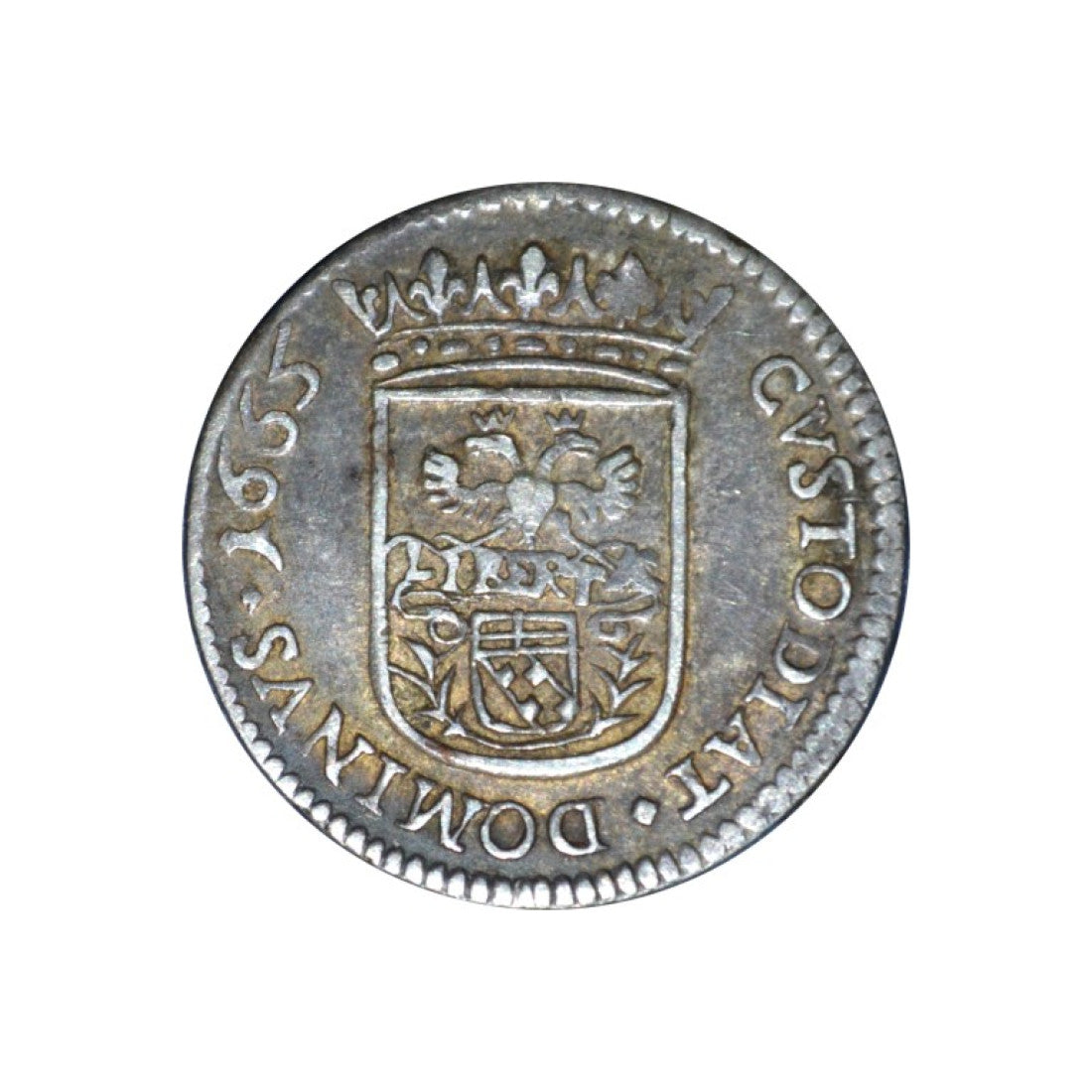 ITALIAN STATES - MASSA DI LUNIGIANO, 8 Bolognini 1665, XF