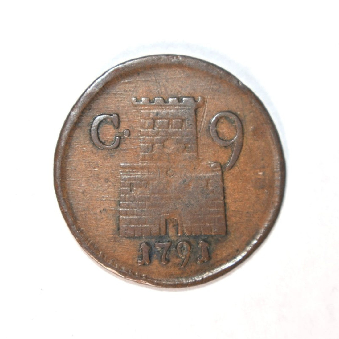 ΙΤΑΛΙΚΕΣ ΠΟΛΙΤΕΙΕΣ - ΝΑΠΟΛΗ & ΣΙΚΕΛΙΑ, 9 Cavalli 1791 P, VF