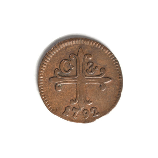 ITALIAN STATES - NAPLES & SICILY, 3 Cavalli 1792 P, XF