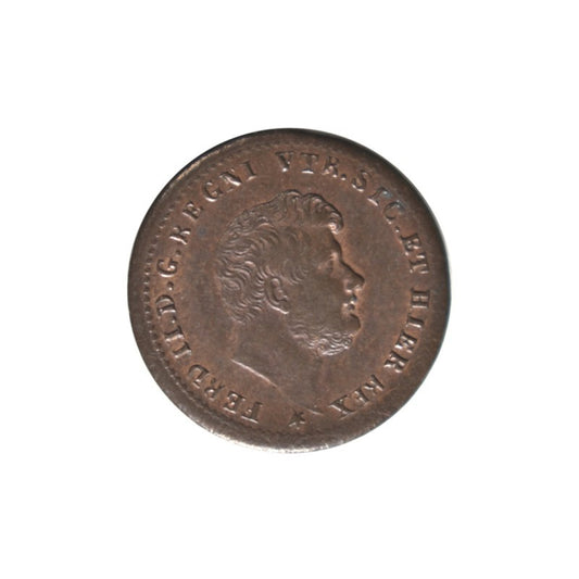 ΙΤΑΛΙΚΕΣ ΠΟΛΙΤΕΙΕΣ - ΝΑΠΟΛΗ & ΣΙΚΕΛΙΑ, 1/2 Torneze 1853, UNC