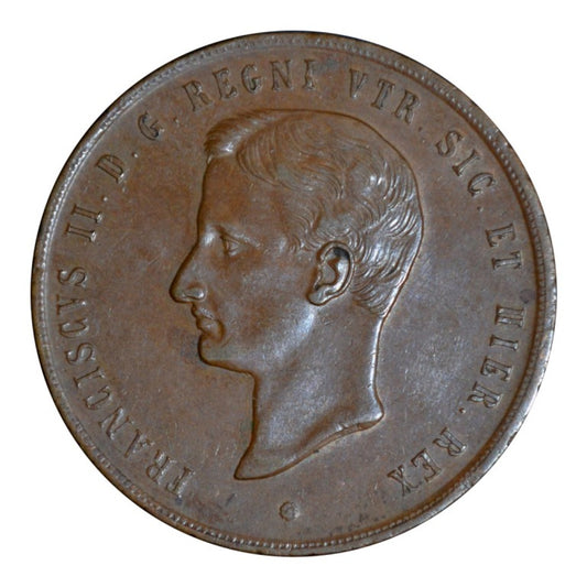 ΙΤΑΛΙΚΕΣ ΠΟΛΙΤΕΙΕΣ - ΝΑΠΟΛΗ & ΣΙΚΕΛΙΑ, 10 Tornezi 1859, AU-UNC