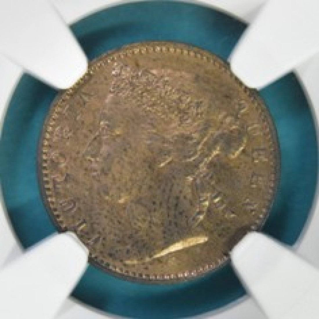 ΜΑΥΡΙΚΙΟΣ - 1 Cent 1882 H, NGC MS63 RB