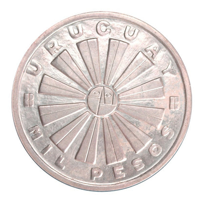URUGUAY 1000 Pesos 1969 UNC KM# 55